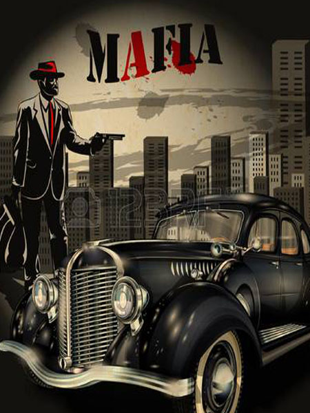 Фотозона для гангстерської вечірки